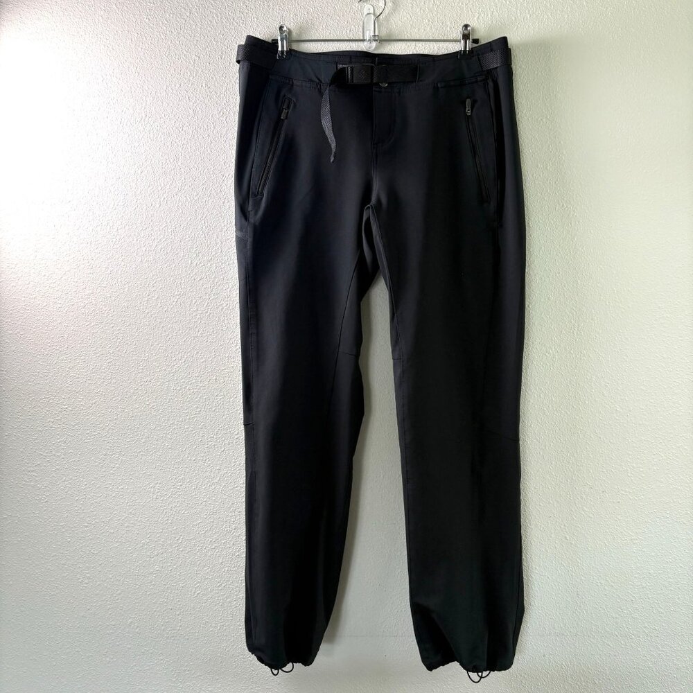 Columbia Maxtrail Pant Womens L Black Omni Shield Buckle Hike Outdoor AL8122